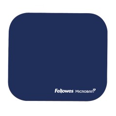 Fellowes Microban Blue - blå gummi mousepad